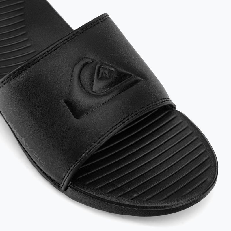 Șlapi pentru bărbați Quiksilver Bright Coast Slide solid black 7