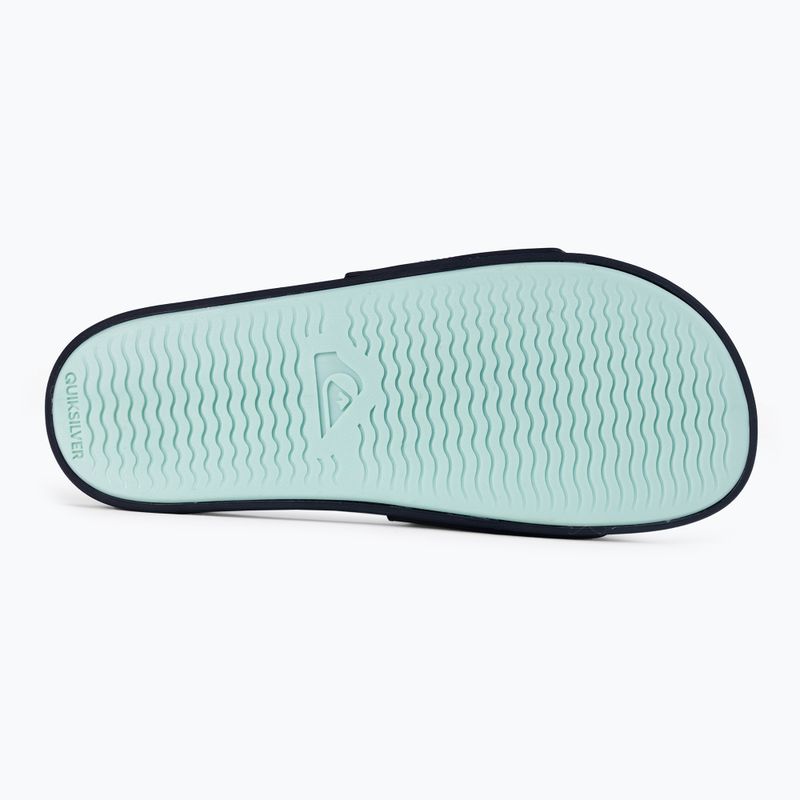 Șlapi pentru bărbați Quiksilver Rivi Wordmark Slide blue/blue/blue 4
