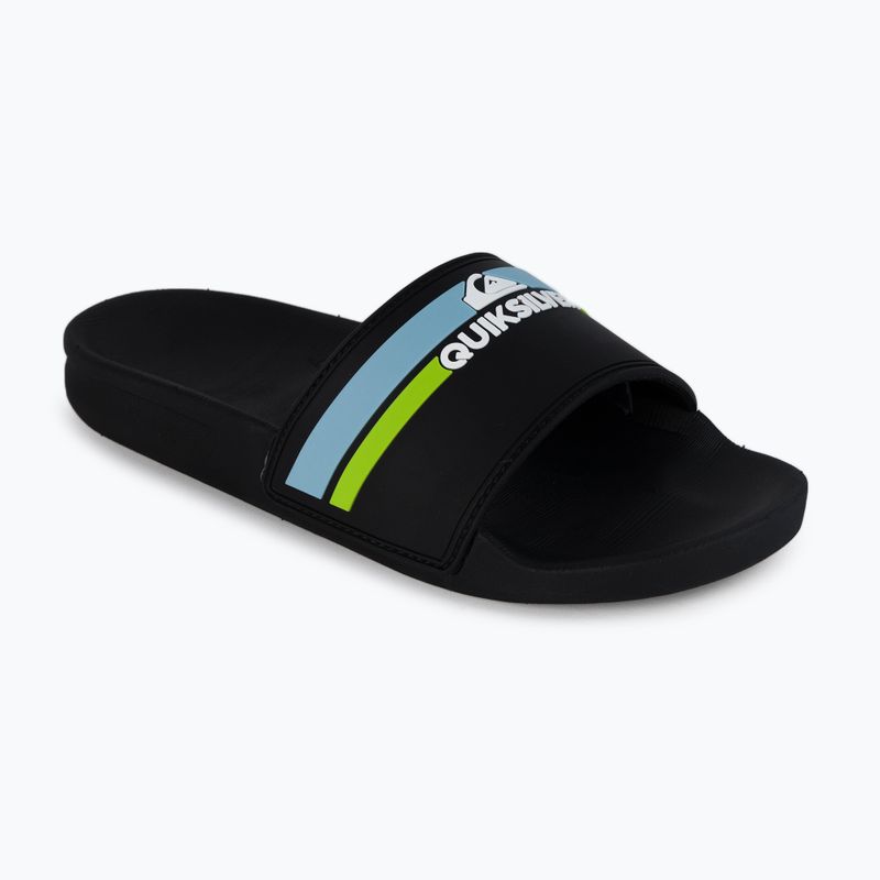 Flip-flops pentru copii Quiksilver Rivi Slide black/orange/blue