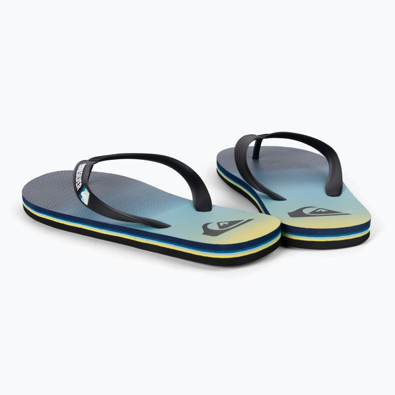 Șlapi pentru bărbați Quiksilver Molokai Newwave black/blue/blue 3