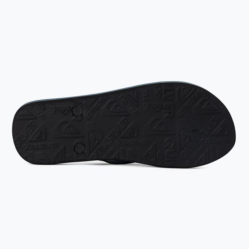 Șlapi pentru bărbați Quiksilver Molokai Newwave black/blue/blue 4
