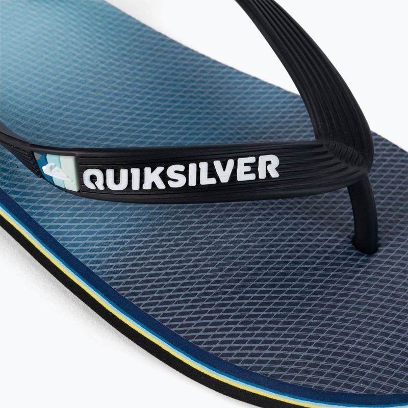 Șlapi pentru bărbați Quiksilver Molokai Newwave black/blue/blue 7