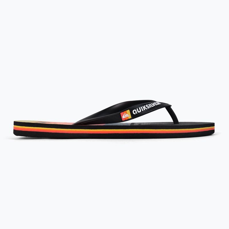 Șlapi pentru bărbați Quiksilver Molokai Panel black 2
