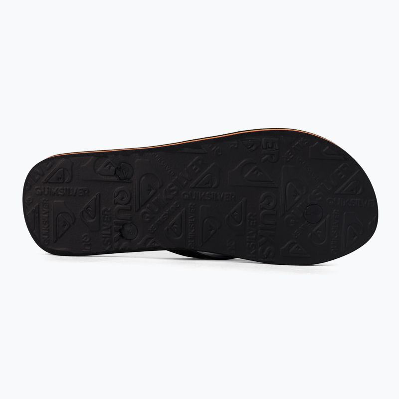 Șlapi pentru bărbați Quiksilver Molokai Panel black 4