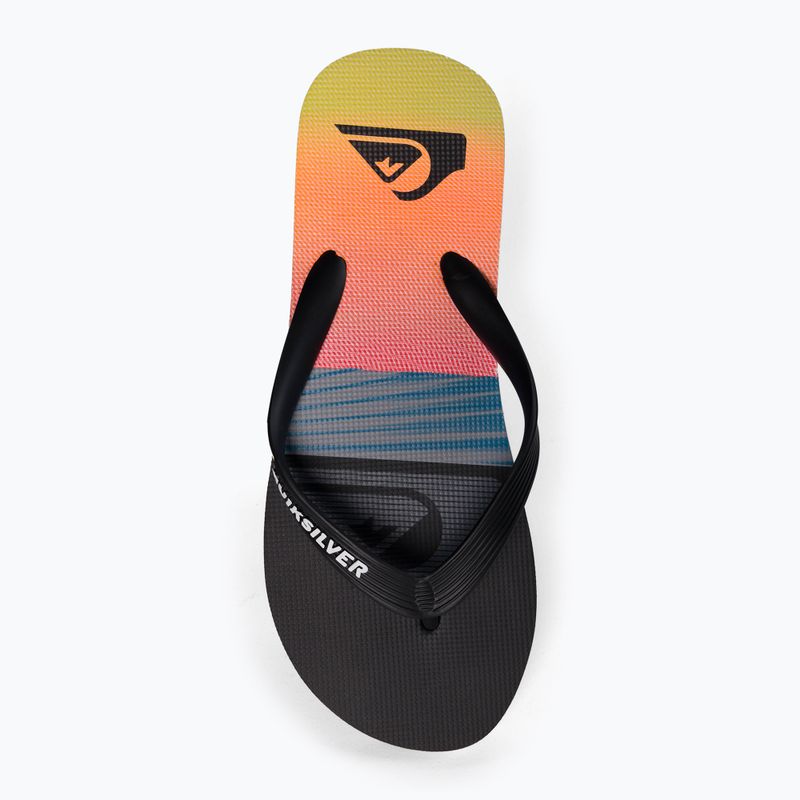 Șlapi pentru bărbați Quiksilver Molokai Panel black 6