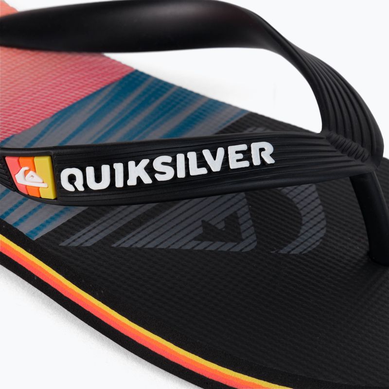 Șlapi pentru bărbați Quiksilver Molokai Panel black 7