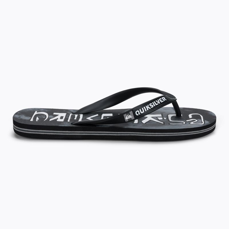 Șlapi pentru bărbați Quiksilver Molokai Acid Drop black 2