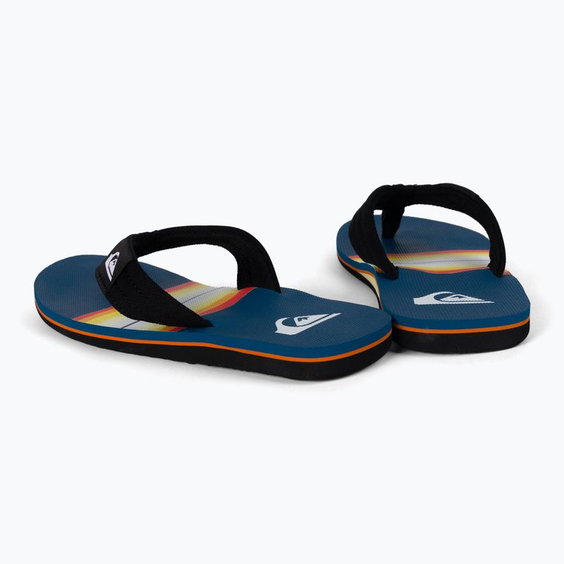 Șlapi pentru bărbați Quiksilver Molokai Layback blue 3