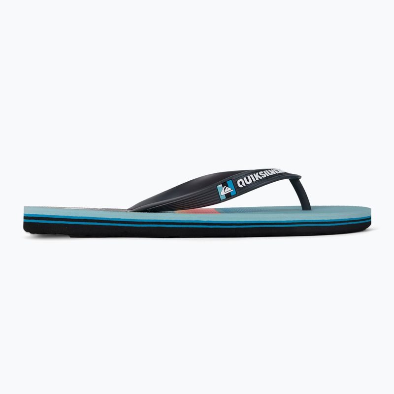Șlapi pentru bărbați Quiksilver Molokai Panel blue 2