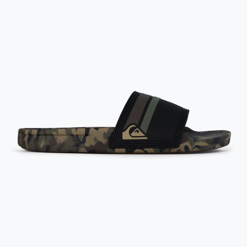 Șlapi pentru bărbați Quiksilver Rivi Slide green 2