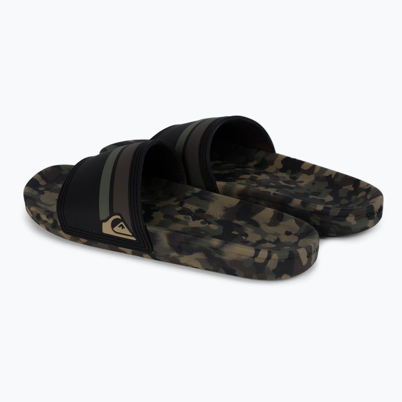 Șlapi pentru bărbați Quiksilver Rivi Slide green 3