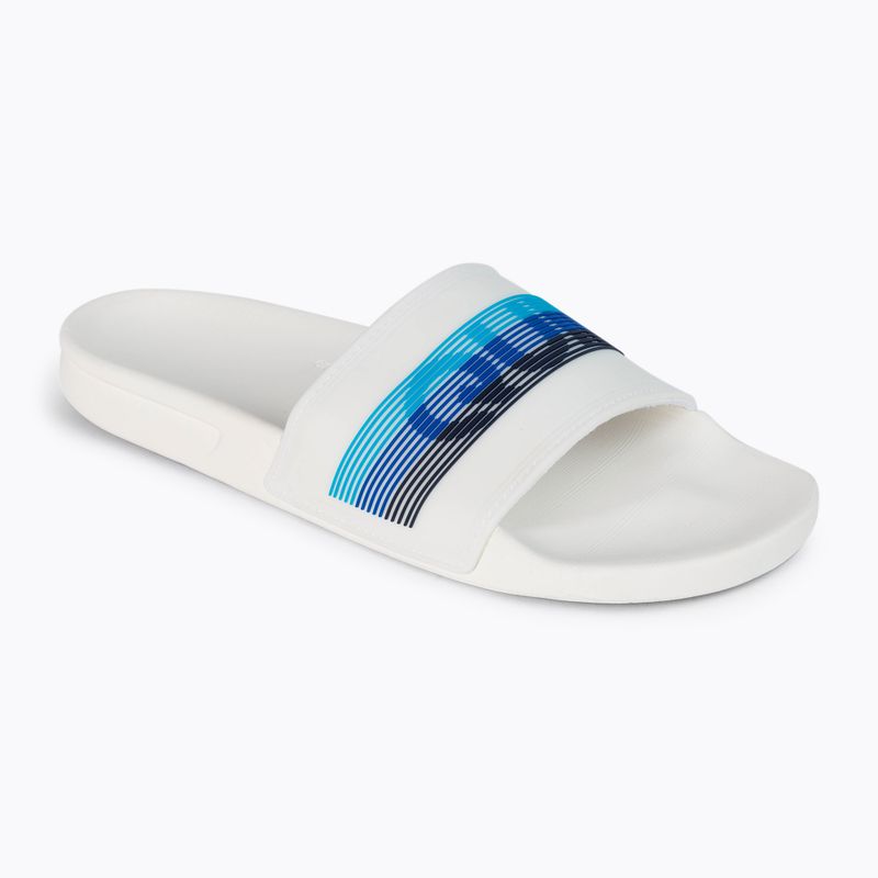 Șlapi pentru bărbați Quiksilver Rivi Wordmark Slide white/white/blue