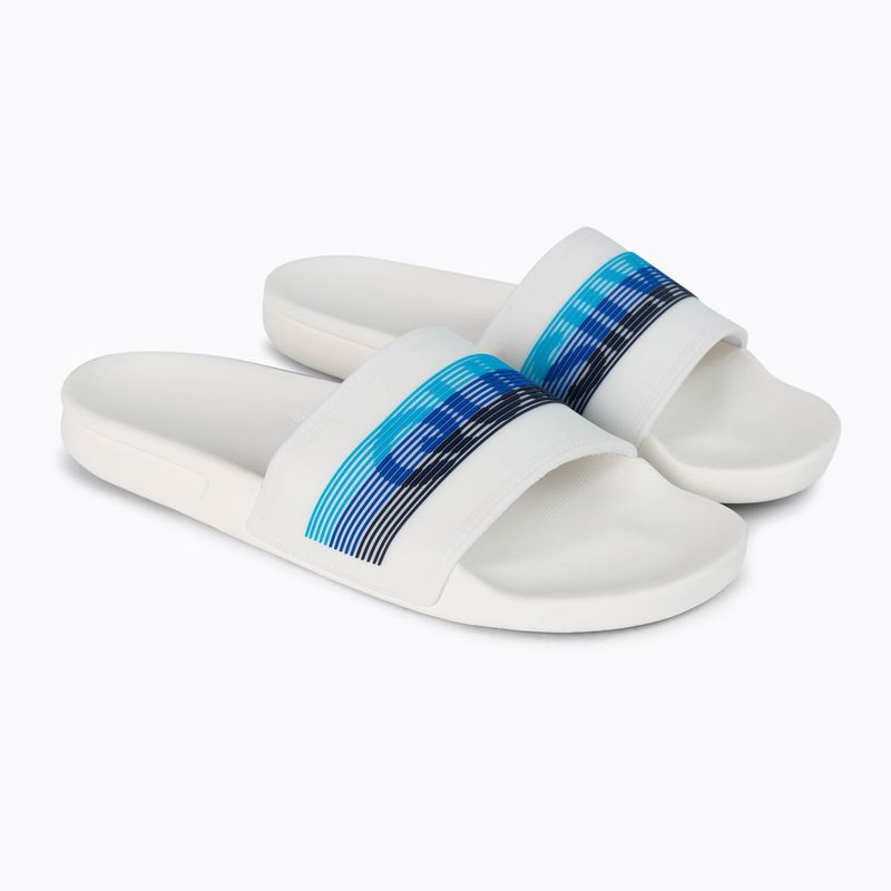 Șlapi pentru bărbați Quiksilver Rivi Wordmark Slide white/white/blue 5