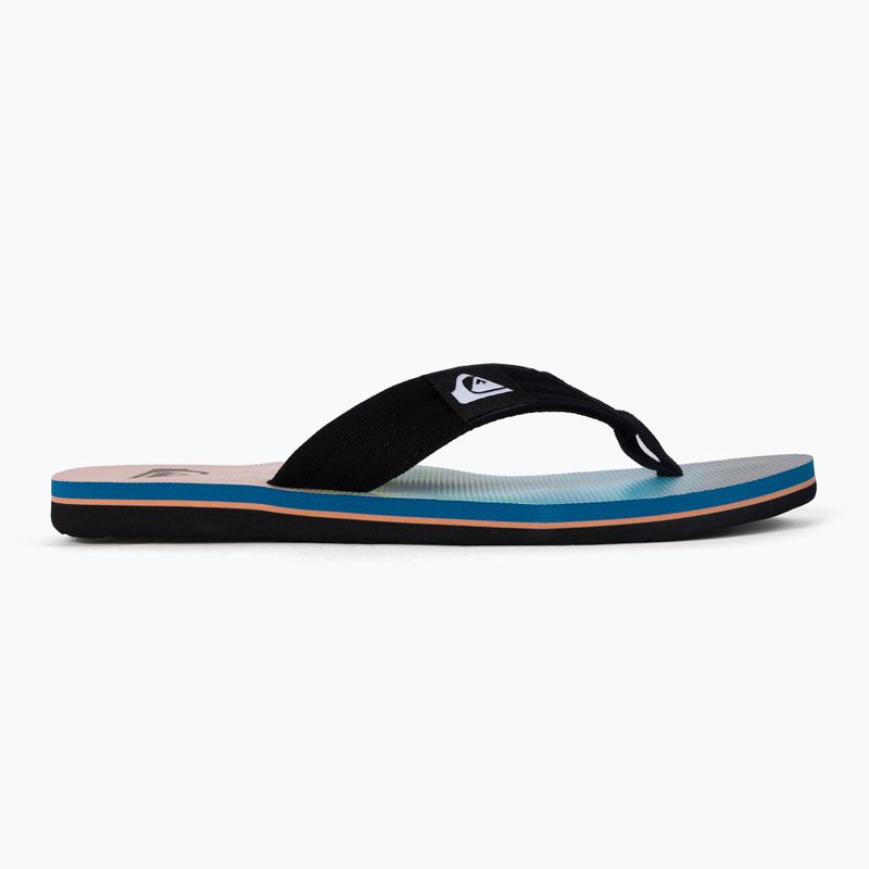 Șlapi pentru bărbați Quiksilver Molokai Layback blue/blue/orange 2