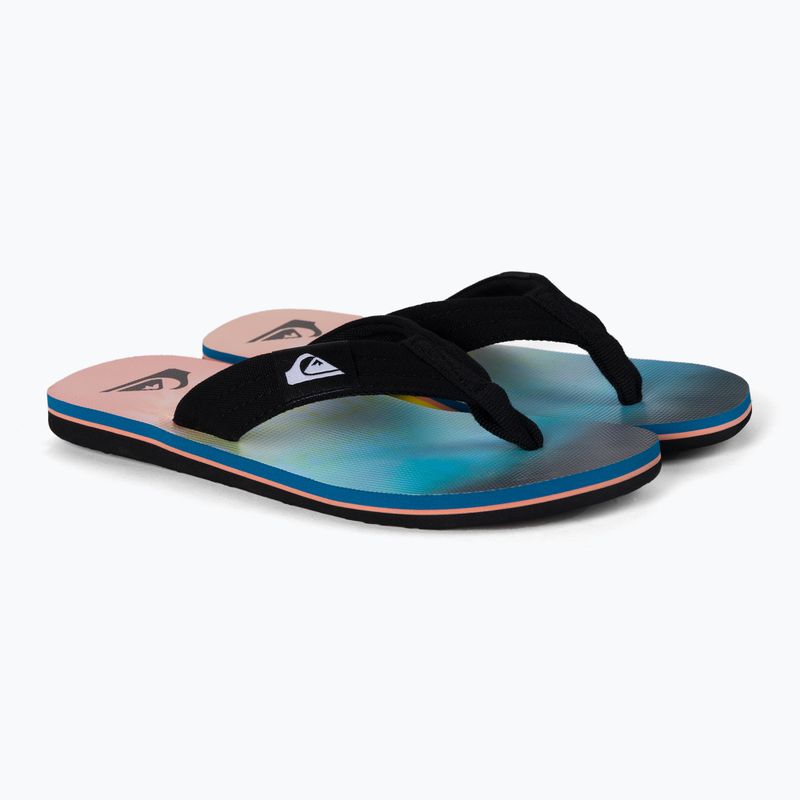 Șlapi pentru bărbați Quiksilver Molokai Layback blue/blue/orange 5