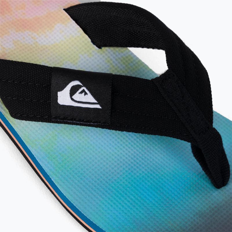 Șlapi pentru bărbați Quiksilver Molokai Layback blue/blue/orange 7