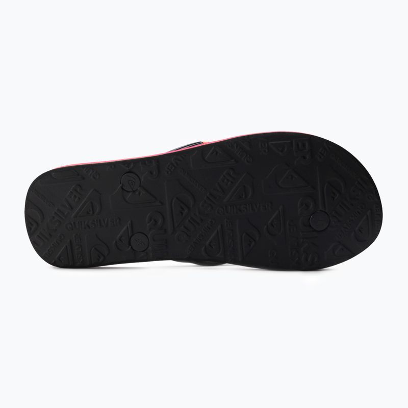 Șlapi pentru bărbați Quiksilver Molokai Acid Drop black/orange/orange 4