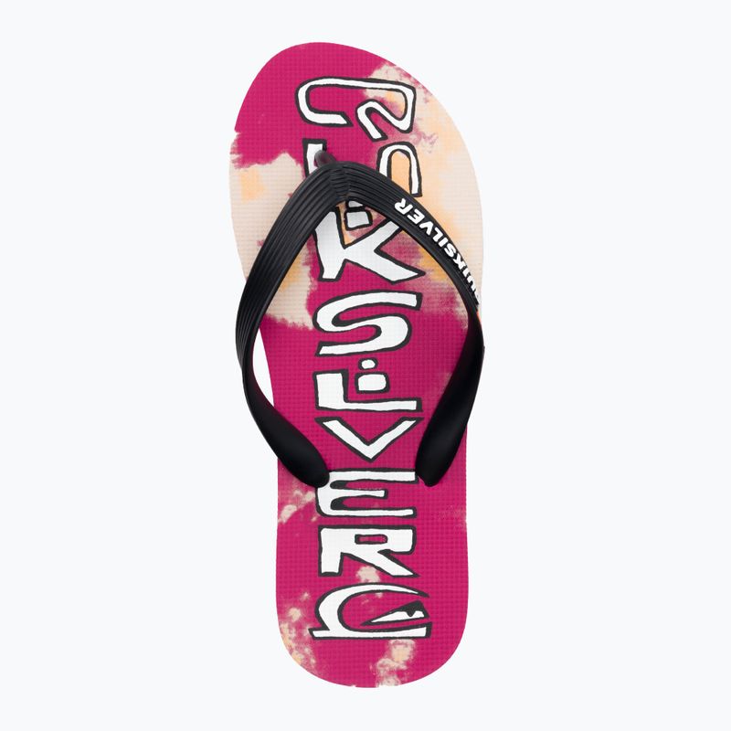 Șlapi pentru bărbați Quiksilver Molokai Acid Drop black/orange/orange 6