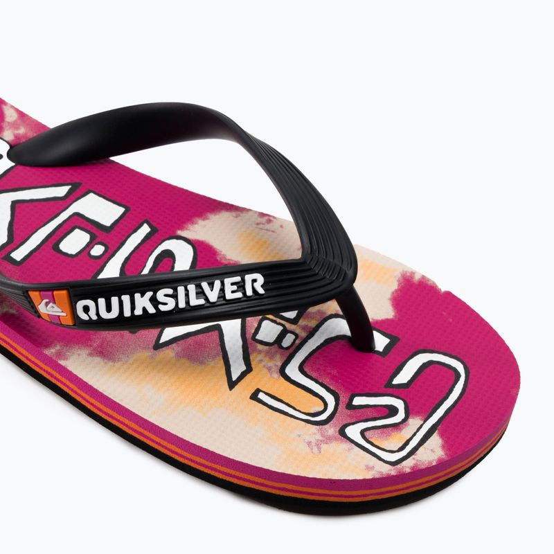Șlapi pentru bărbați Quiksilver Molokai Acid Drop black/orange/orange 7