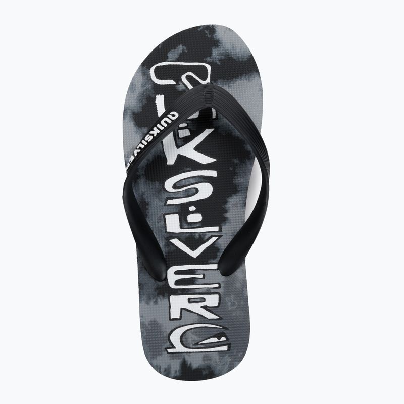 Flip flop pentru copii Quiksilver Molokai Acid Drop black 6