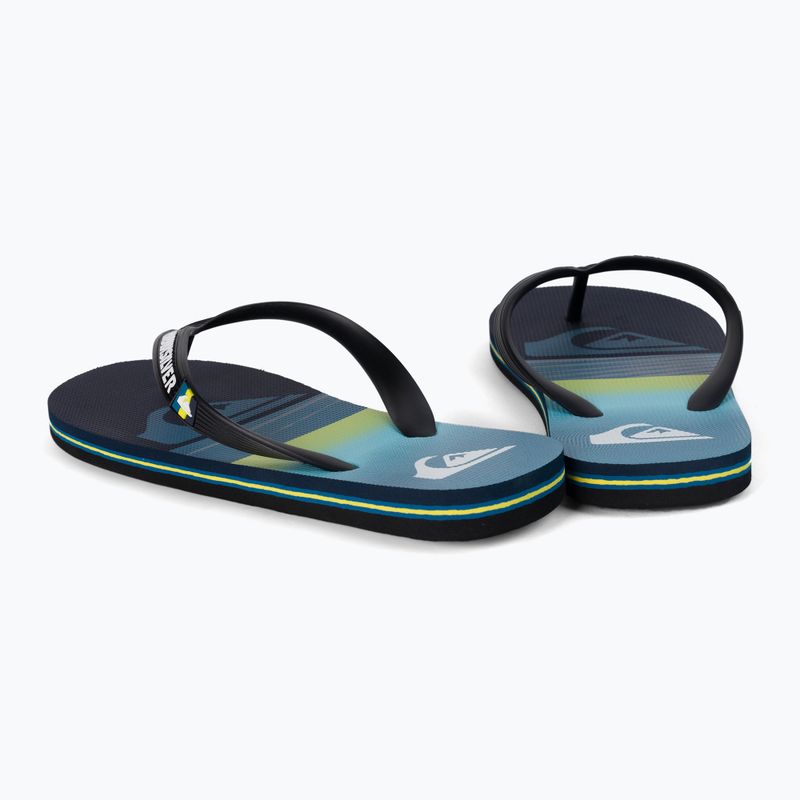 Flip flop pentru copii Quiksilver Molokai Art B blue 1 3