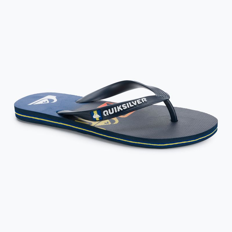 Flip flop pentru copii Quiksilver Molokai Art B blue