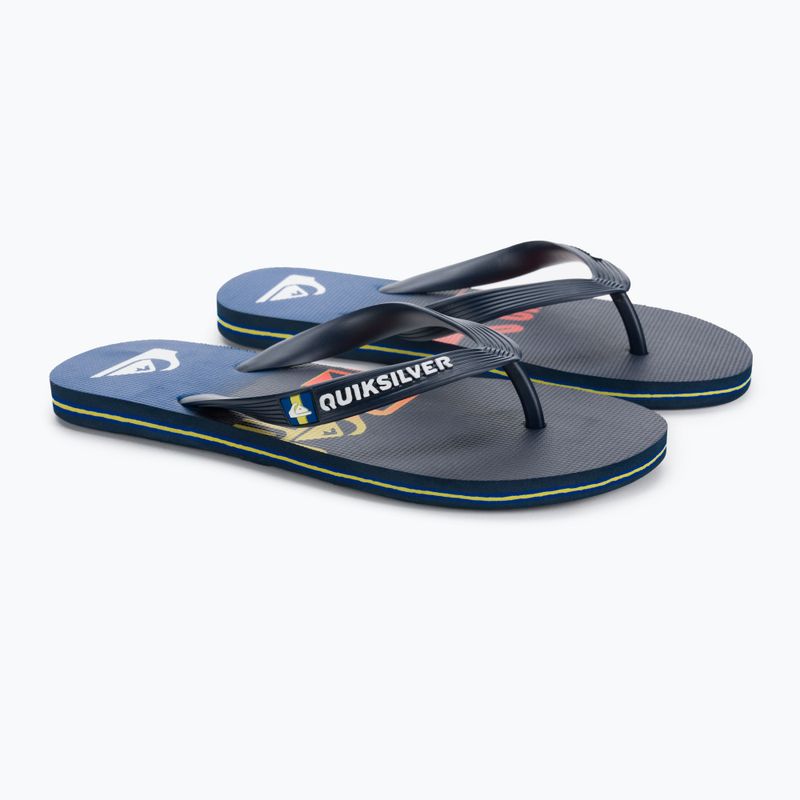 Flip flop pentru copii Quiksilver Molokai Art B blue 3