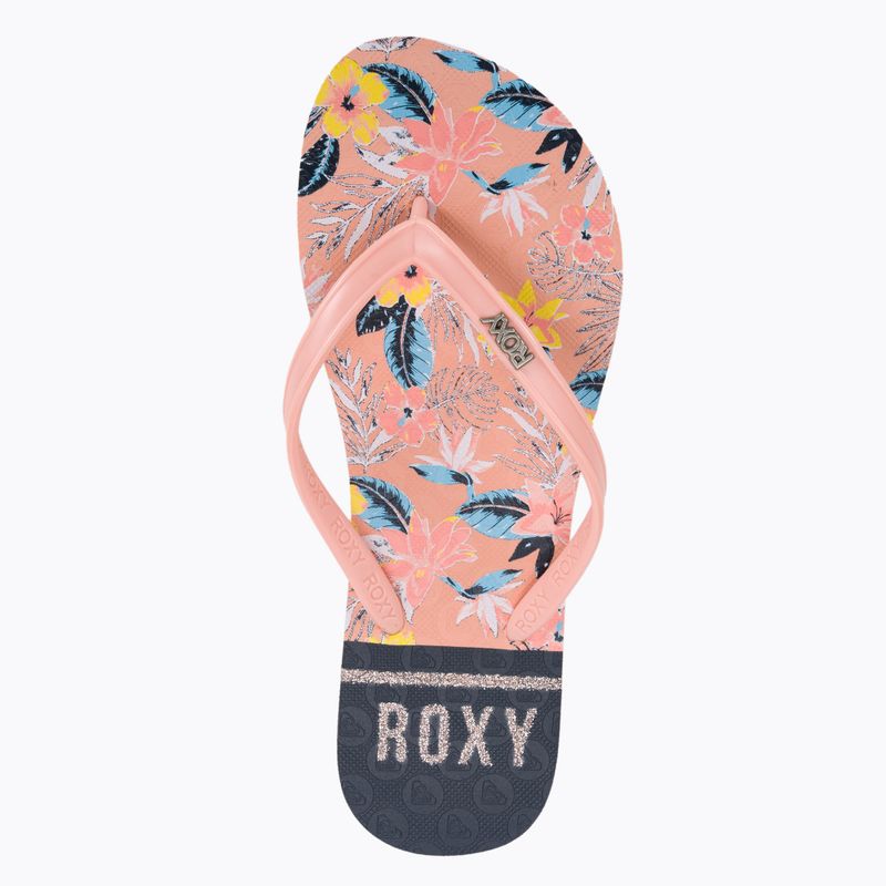 Flip flop pentru copii ROXY Viva Stamp II 2021 lt peach 6