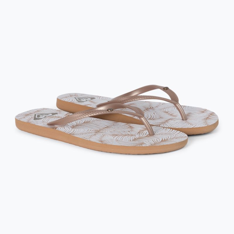 Flip flop pentru femei ROXY Bermuda Print J 2021 white/tan 5