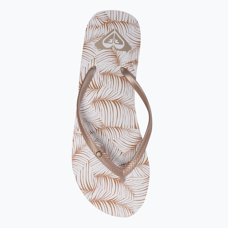 Flip flop pentru femei ROXY Bermuda Print J 2021 white/tan 6