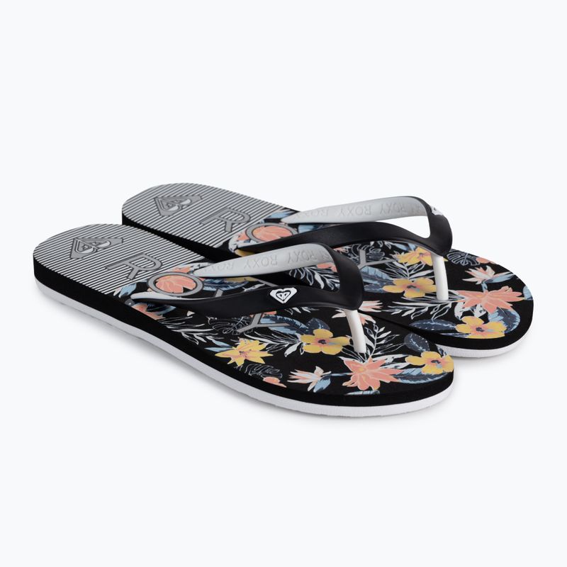 Flip flop pentru copii ROXY Tahiti VII 2021 armor/white/black 5