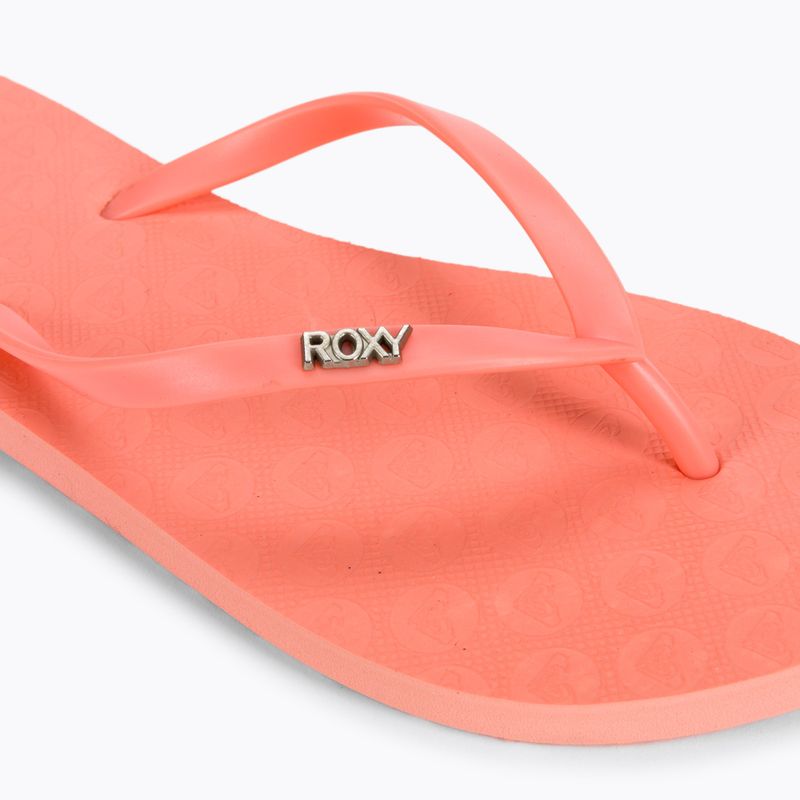 Flip flop pentru femei ROXY Viva IV 2021 hot coral 7