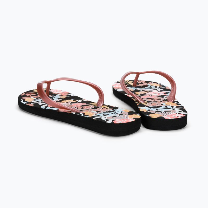 Flip flop pentru femei ROXY Tahiti VII 2021 black/pink 3