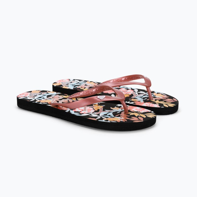 Flip flop pentru femei ROXY Tahiti VII 2021 black/pink 5
