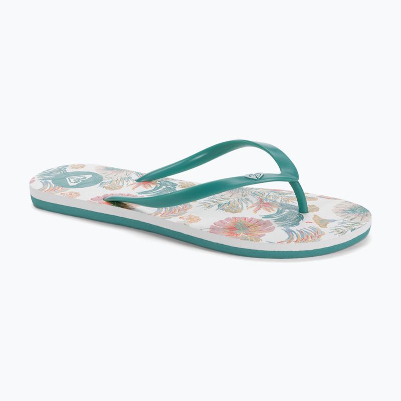 Flip flop pentru femei ROXY To The Sea X 2021 white/aqua
