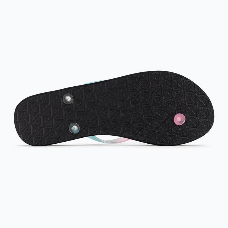 Flip flop pentru femei ROXY Viva Gradient 2021 blue/pink 5