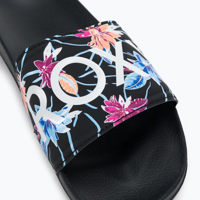 Flip-flops pentru femei ROXY Slippy II 2021 black/azela pink 7