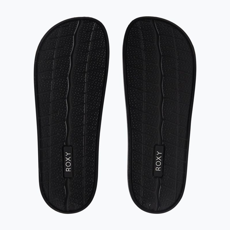 Șlapi pentru femei ROXY Slippy II black geo 4
