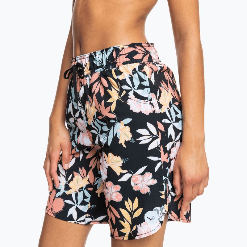 Pantaloni scurți de baie pentru femei ROXY Basics 9" 2021 anthracite/island vibes