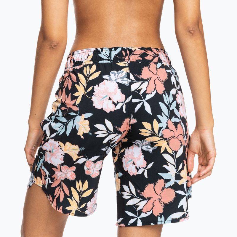Pantaloni scurți de baie pentru femei ROXY Basics 9" 2021 anthracite/island vibes 2