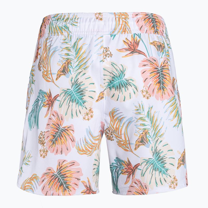 Pantaloni scurți de baie pentru femei ROXY Into the Sun 5" 2021 bright white/lilac 2