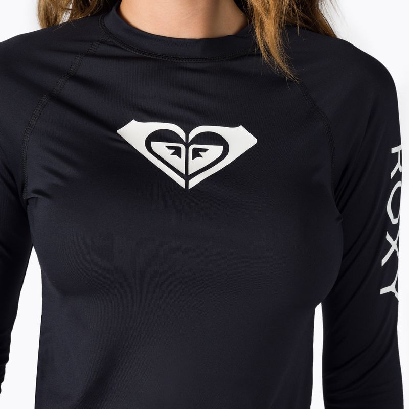 Femeile de înot cu mânecă lungă ROXY Whole Hearted 2021 anthracite 4