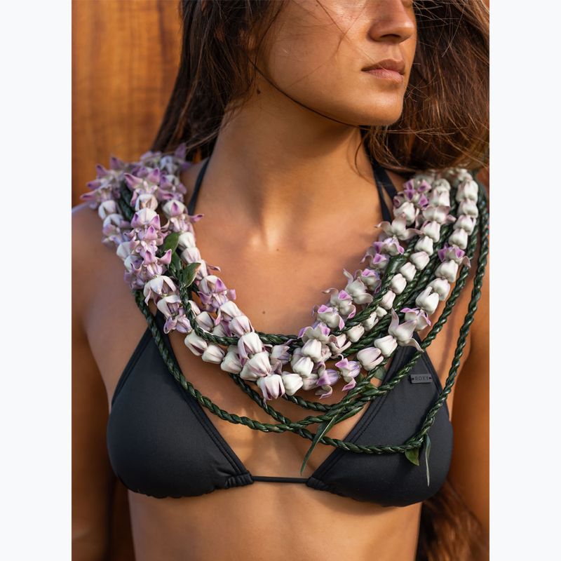 Costum de baie top ROXY Beach Classics Mod Tiki Triangle 2021 anthracite