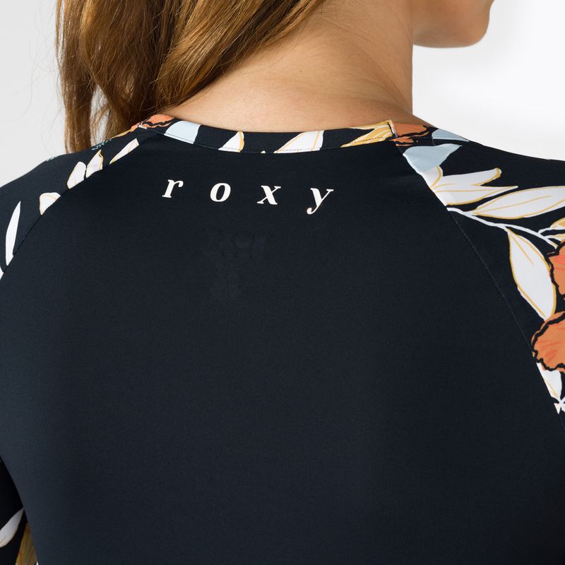 Tricou de înot pentru femei ROXY Beach Classics 2021 anthracite/island vibes 4