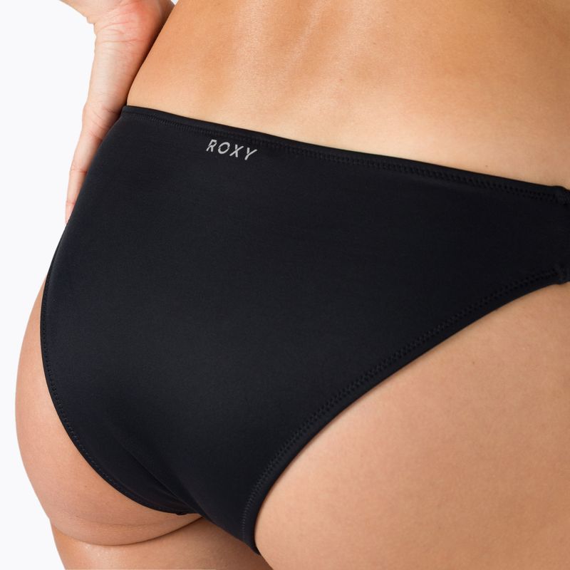 Partea de jos a costumului de baie ROXY Active Sporty 2021 anthracite/floral flow 4