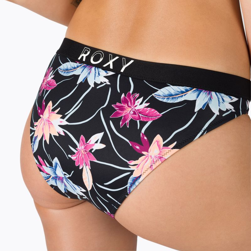 Partea de jos a costumului de baie ROXY Active 2021 anthracite/floral flow 4