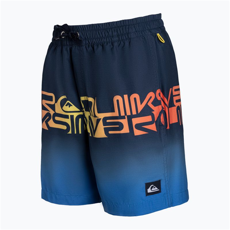 Pantaloni scurți de înot pentru copii Quiksilver Word block 14' albastru marin EQBJV03403-BYJ6 3