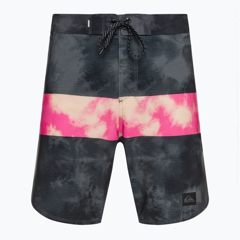 Pantaloni scurți de baie pentru bărbați Quiksilver Highlite Arch 19' gri-roz EQYBS04648-MJY6