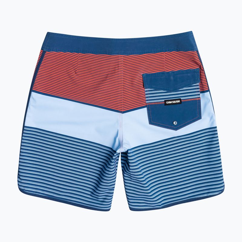 Quiksilver Surfsilk Tijuana 18' pantaloni scurți de înot pentru bărbați albastru și portocaliu EQYBS04651-BSN6 2