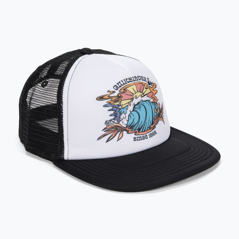 Șapcă de baseball pentru copii Quiksilver Hard Shred white